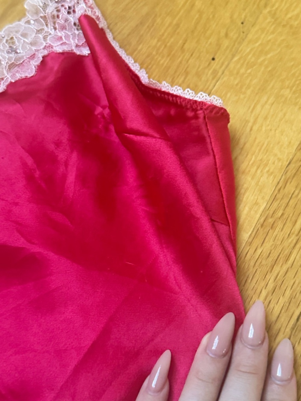 Silky Victoria Secret Lace-Trim Dress - Women Intimates & Sleepwear - Picture 5 of 9
